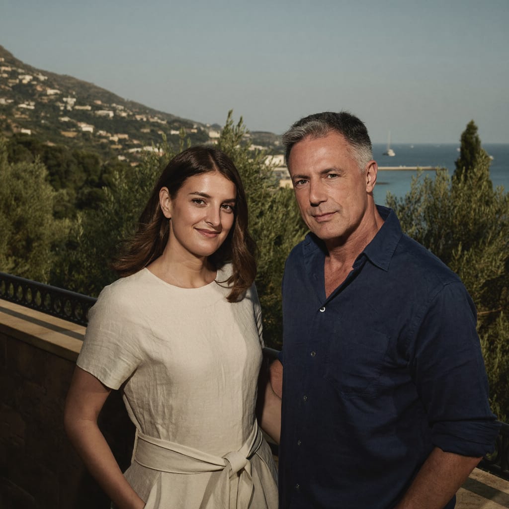 Camille & Antoine R. Portrait de Camille & Antoine R., acquéreurs · cap d'antibes
